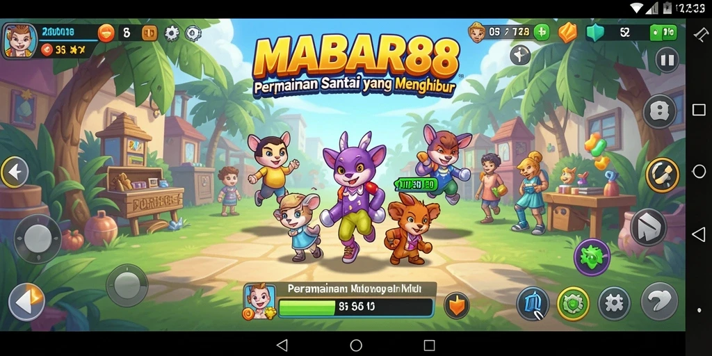 Tampilan gameplay seru dalam MABAR88 yang memikat.