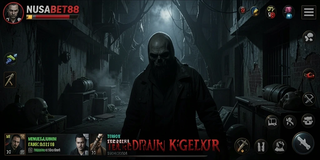 Tangkapan layar menunjukkan momen menegangkan dalam gameplay NUSABET88.