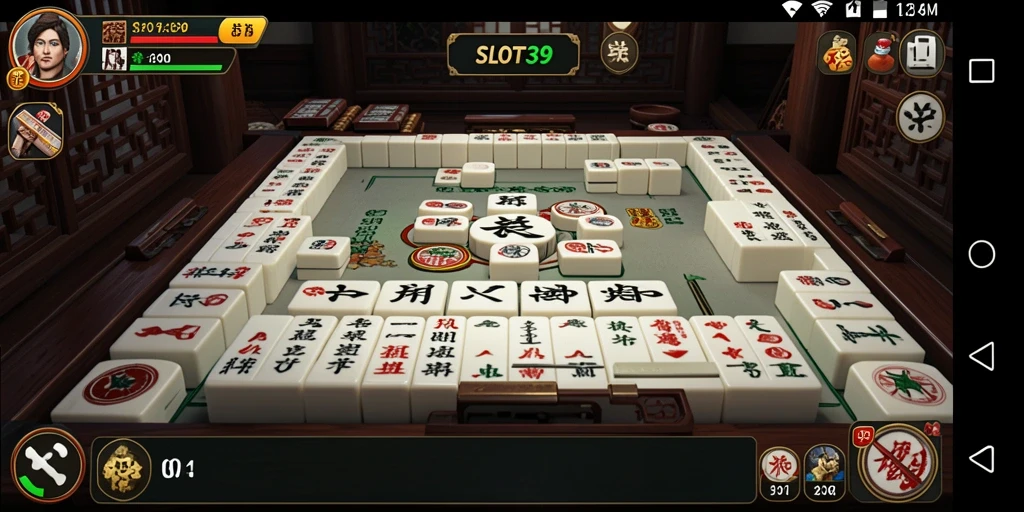 Tampilan screenshot game memilki gameplay Mahjong yang menarik.
